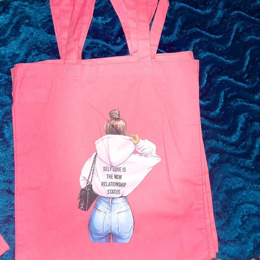 Self love, tote bag, affirmations, tote bag